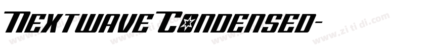 Nextwave Condensed字体转换
